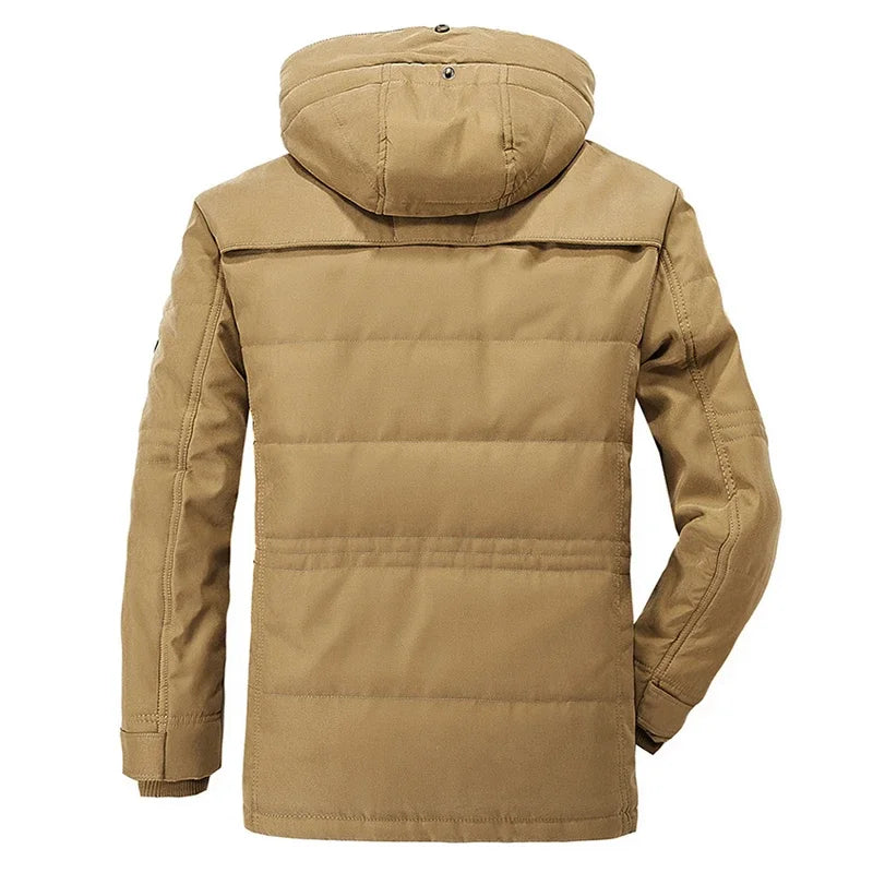 Parka Homme Hiver – Longue, Épaissie, Élégante et Ultra Chaude – Jusqu’à -30°C – Taille jusqu’au 7XL - BLACKBEARD OUTDOOR INDUSTRIES