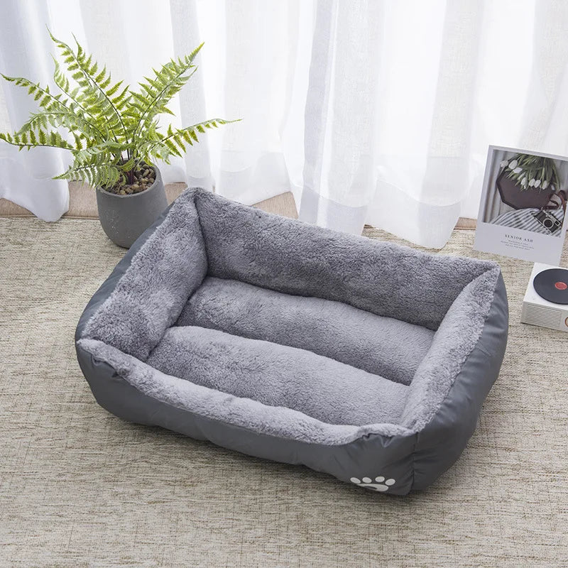 Maison Douillette Carrée pour Chien et Chat – Hiver | Imperméable, Chaude & Confortable Ma boutique