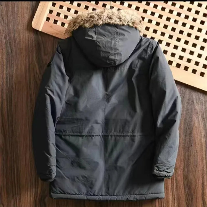 Manteau Long M65 Tooling Outdoor Homme et Femme Imperméable, Coupe-Vent, Ultra Chaud, Avec Capuche — Spécial Hiver - BLACKBEARD OUTDOOR INDUSTRIES