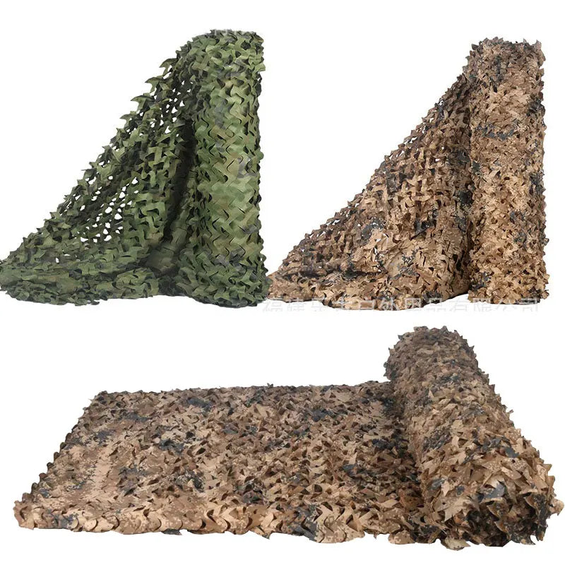 Filet de Camouflage - Filet de Camouflage pour Chasse, Tente de Jardin, Awnings de Voiture, Plusieurs Couleurs (Blanc, Bleu, Vert, Noir, Jungle, Désert) - BLACKBEARD OUTDOOR INDUSTRIES