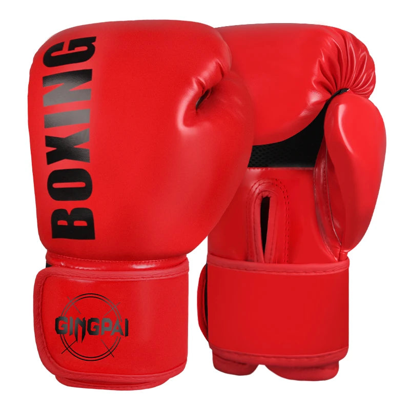 Gants de Boxe Professionnels GINGPAI SPORT – Gants de Combat Sanda, Muay Thai, MMA – Unisex, Adultes et Enfants, Entraînement, Sac de Sable et Combat - BLACKBEARD OUTDOOR INDUSTRIES