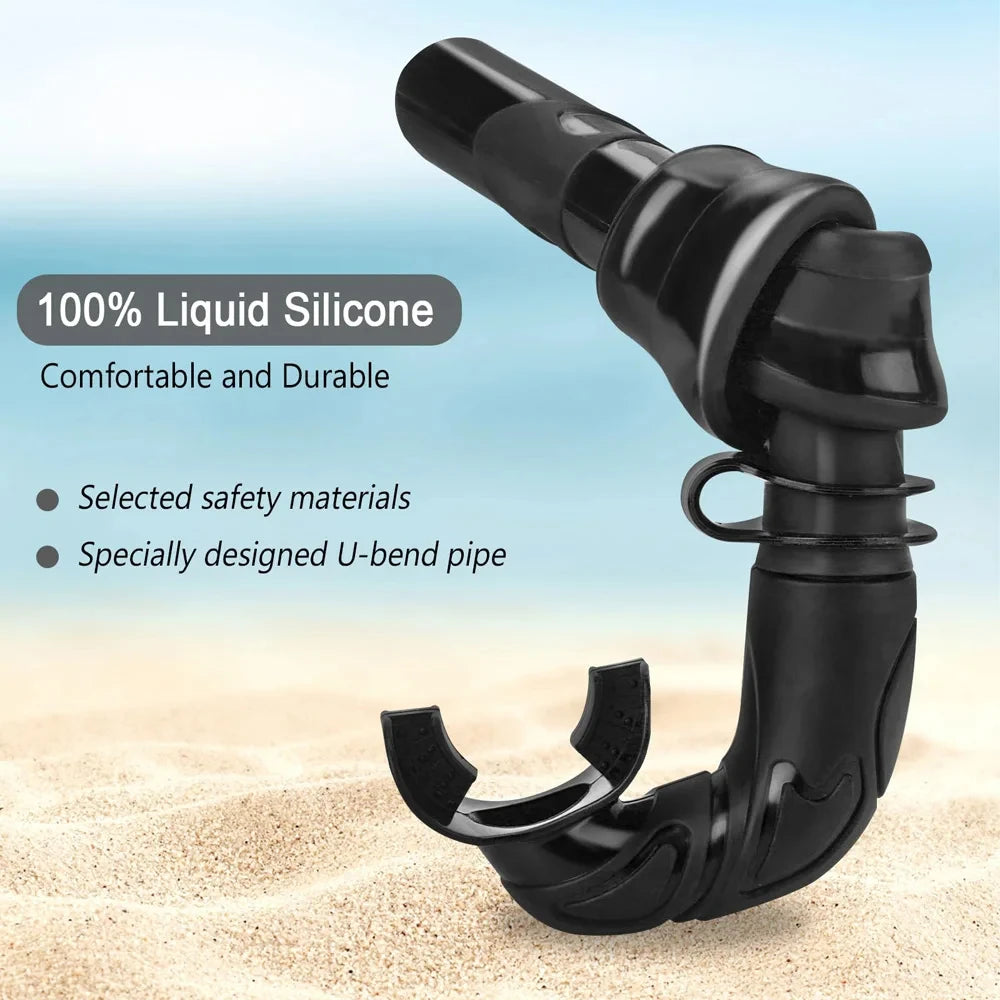 JoyMaySun Masque de Plongée Frameless avec Tuba – Set de Snorkeling Ultra Léger et Compact - BLACKBEARD OUTDOOR INDUSTRIES