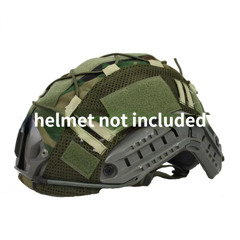 Couvre-Casque Tactique Universel – Compatible Casque FAST MH/PJ/BJ | Airsoft, Paintball, Chasse - BLACKBEARD OUTDOOR INDUSTRIES
