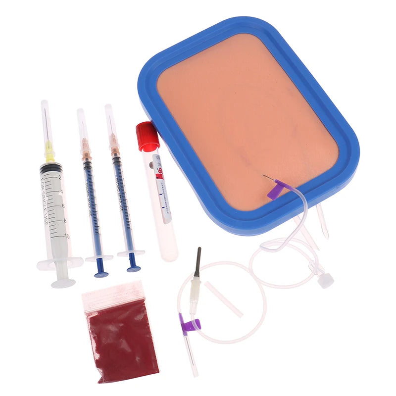 Modèle d’Entraînement à la Ponction Veineuse et Injection IV pour Infirmières – Silicone avec Retour de Sang Ma boutique