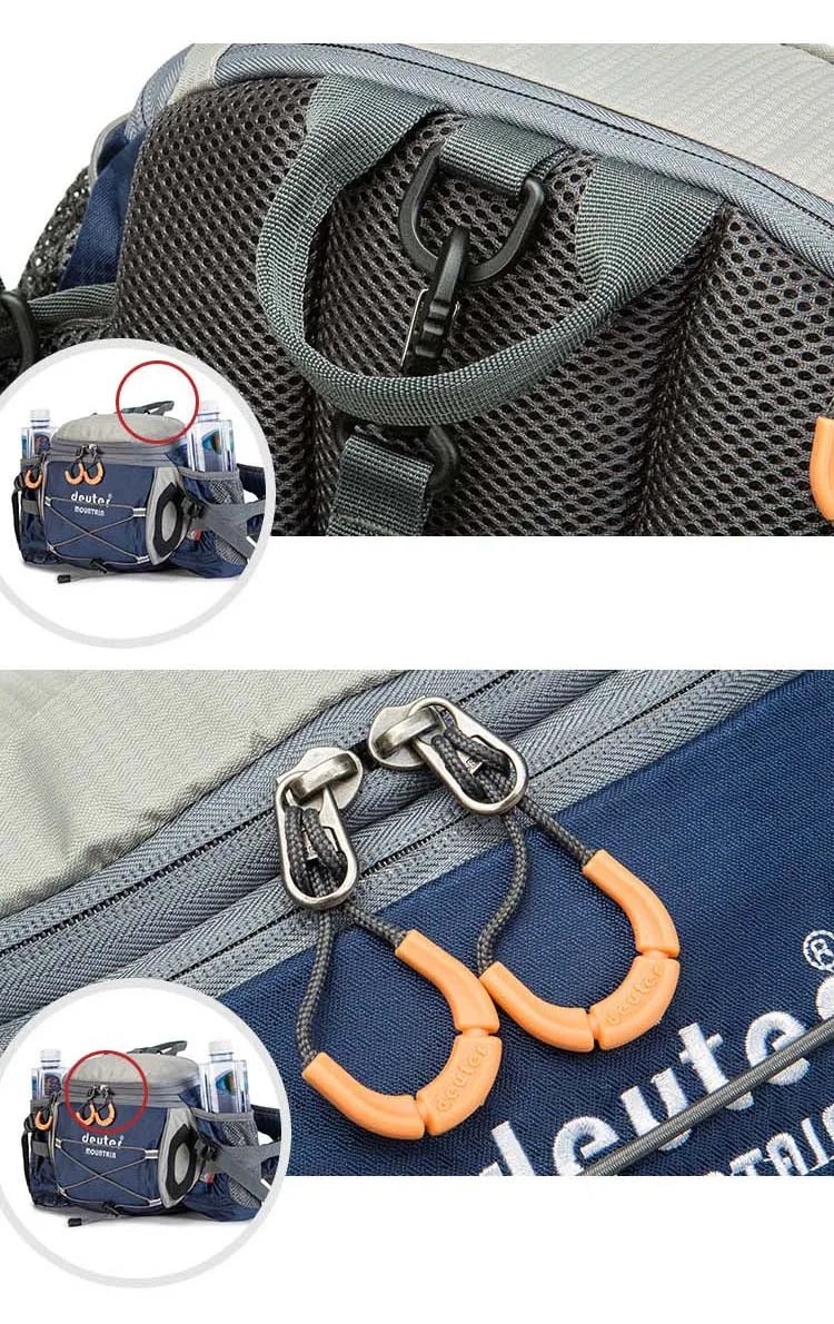 Sac à Taille de Sport Outdoor – Sac à Dos de Cyclisme, Randonnée et Camping avec Porte-bouteilles, Sangle Détachable – Sac Bandoulière Multifonction pour Homme - BLACKBEARD OUTDOOR INDUSTRIES