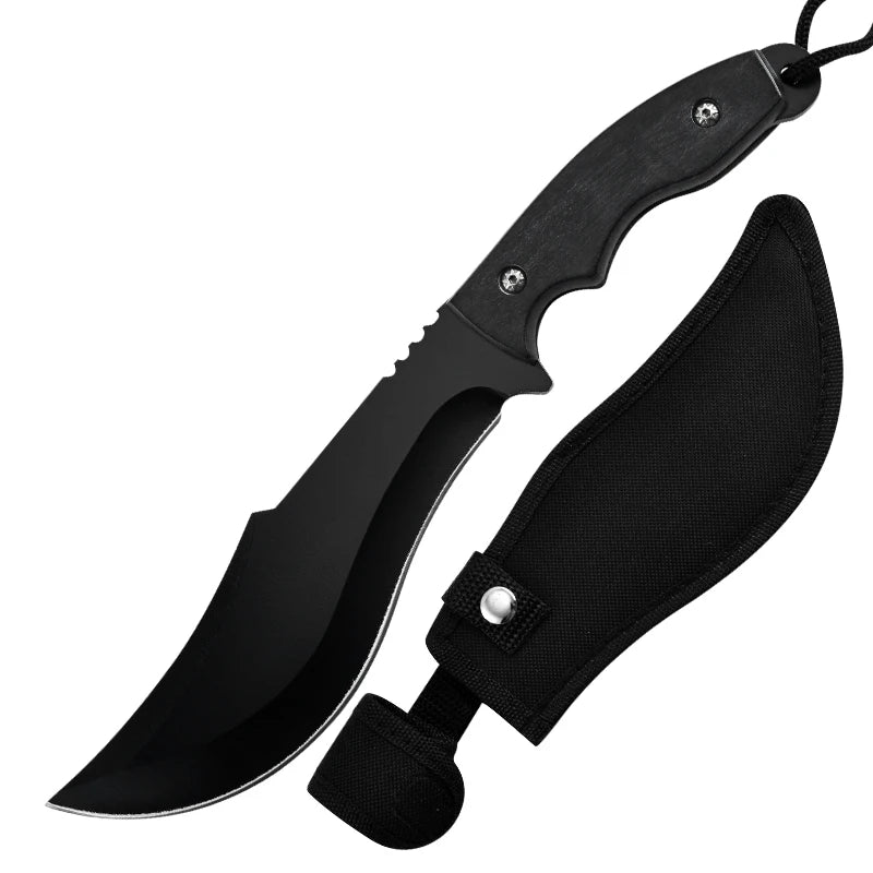 Couteau de Randonnée Compact – Lame Fixe Tranchante Haute Dureté - BLACKBEARD OUTDOOR INDUSTRIES