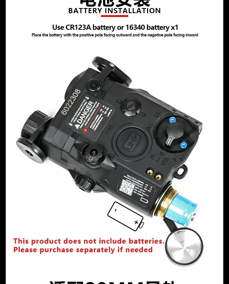 Tactical PEQ15 IR Fill Light/IR Laser et lampe de poche M600C Ma boutique