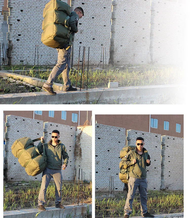 Sac à Dos Super Grand Volume 100L - Imperméable - Camping, Randonnée, Voyage - Unisexe - BLACKBEARD OUTDOOR INDUSTRIES