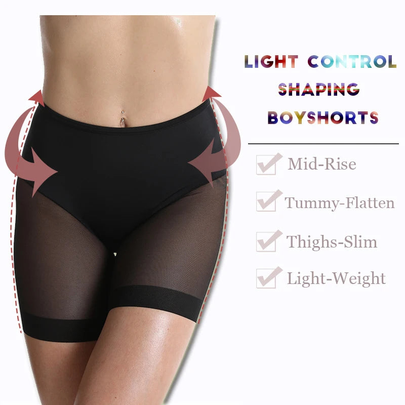 Shorts Sans Coutures pour Femme – Culottes Haute Taille, Grande Taille, Mesh Léger, Anti-Friction, Sous-Vêtement BLACKBEARD OUTDOOR INDUSTRIES
