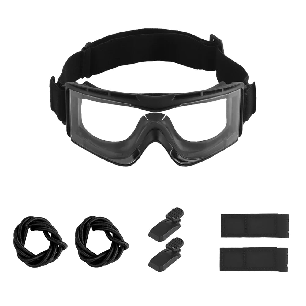 Lunettes Tactiques W810 – Protection Balistique Anti-UV – Antipoussière et Antivent – Pour Airsoft, Moto, Ski, Randonnée et Tir - BLACKBEARD OUTDOOR INDUSTRIES