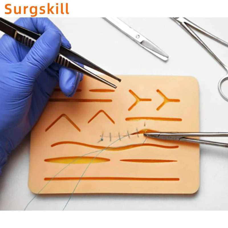 Kit de Pratique de Suture Chirurgicale pour Formation Médicale – Tapis de Suture avec Ensemble d'Outils - BLACKBEARD OUTDOOR INDUSTRIES