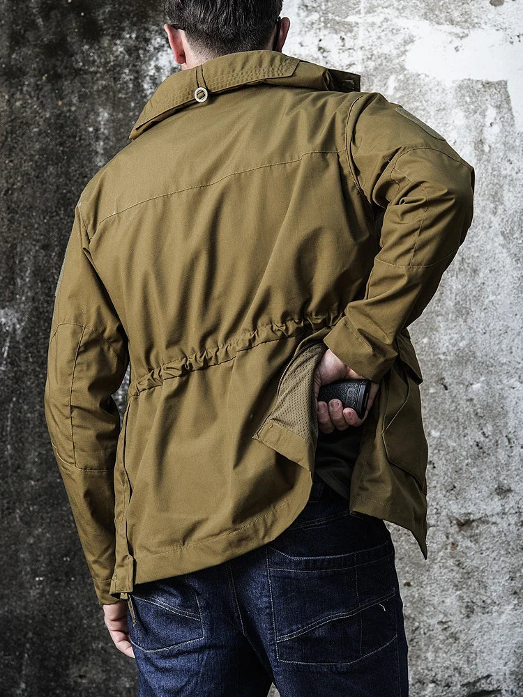 Veste Militaire Homme M65 – Tactique & Résistante | Coupe-Vent Imperméable avec Capuche – Style US/UK Army - BLACKBEARD OUTDOOR INDUSTRIES