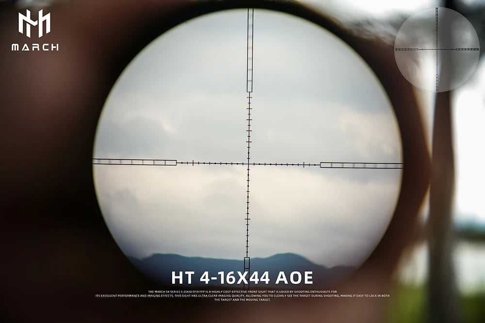 March HT4-16X44AOE Lunette de Visée Tactique - BLACKBEARD OUTDOOR INDUSTRIES