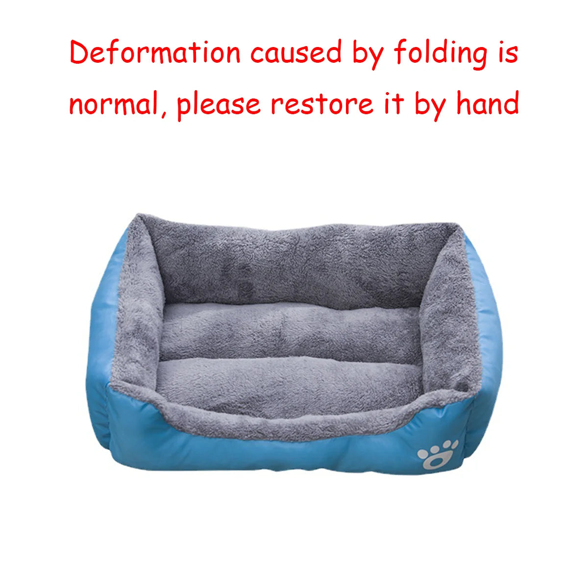 Maison Douillette Carrée pour Chien et Chat – Hiver | Imperméable, Chaude & Confortable Ma boutique