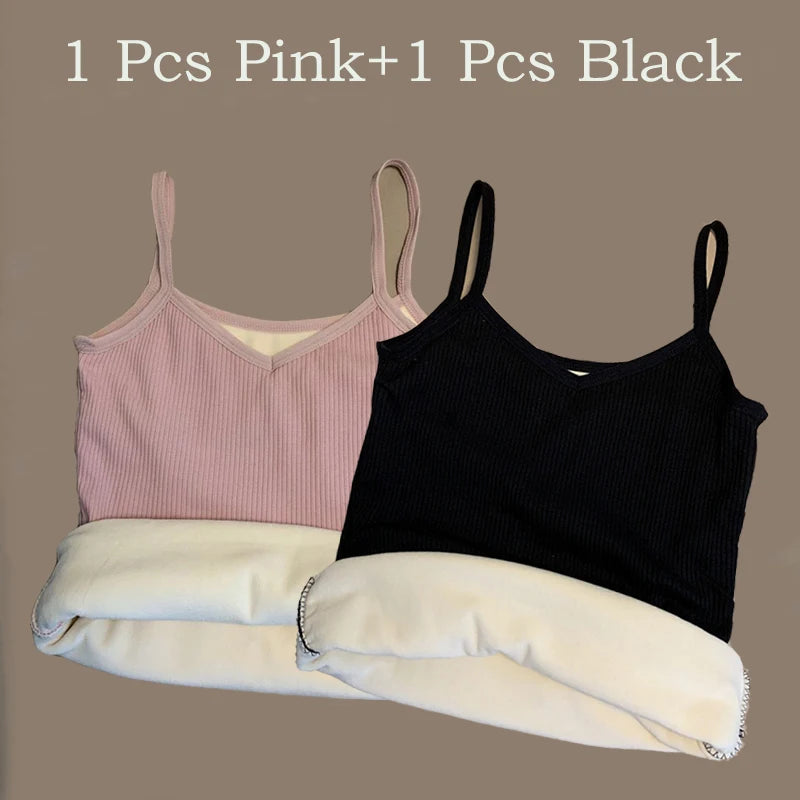 Lot de 2 Débardeurs Thermiques Femme | Hiver | Sans Manches | Velours Doux & Chaud | Taille Unique Extensible - BLACKBEARD OUTDOOR INDUSTRIES