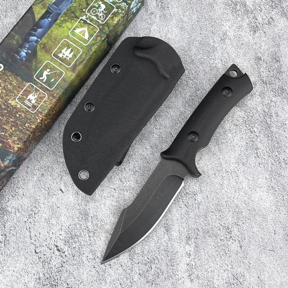 Couteau de Poche EDC Portable Outdoor – Lame D2 en Acier, Couteau Tactique, Brise-Vitre - BLACKBEARD OUTDOOR INDUSTRIES