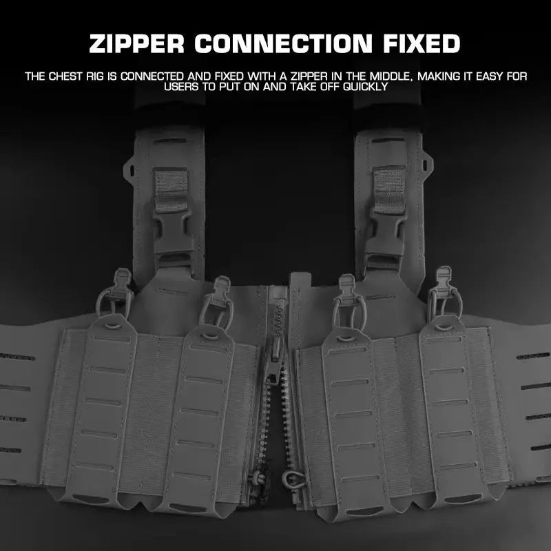 Chest Rig Tactique SF Léger – Libération Rapide avec Système MOLLE Ma boutique