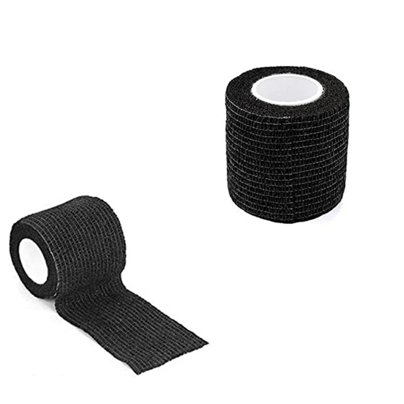 Bandage Auto-adhésif pour Tatouage - Bandes de Protection de Doigts - Enroulements Non-tissés Imperméables et Respirants - Accessoires de Tatouage (5/10/15/20 unités) BLACKBEARD OUTDOOR INDUSTRIES