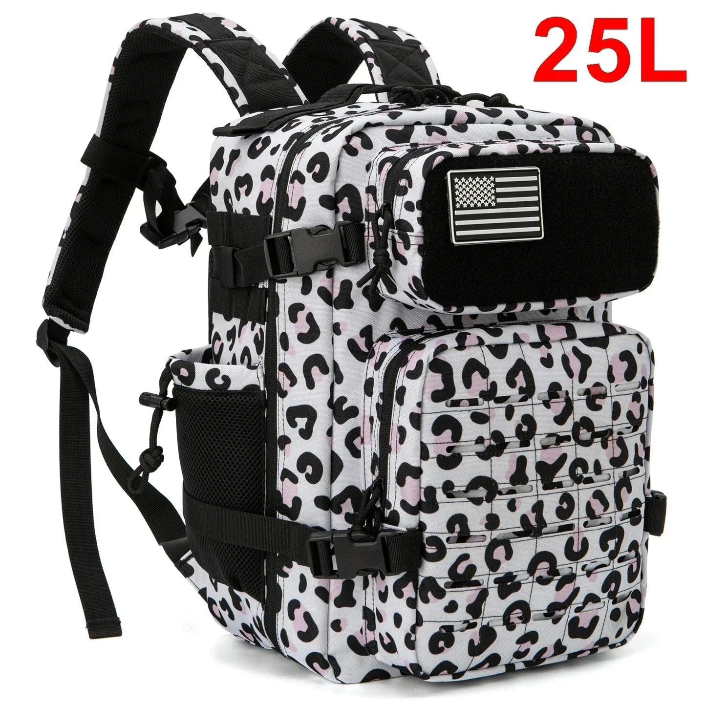 Sac à Dos Tactique 25L / 45L pour Homme et Femme – Laser Cut MOLLE, Sac Polyvalent pour Randonnée, École et Gym - BLACKBEARD OUTDOOR INDUSTRIES