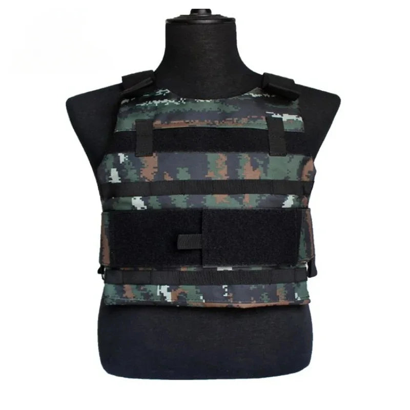 Gilet Tactique Camouflage Noir - Gilet Multifuntionnel de Sports et Entraînement, Idéal pour la Chasse et les Activités de Terrain BLACKBEARD OUTDOOR INDUSTRIES