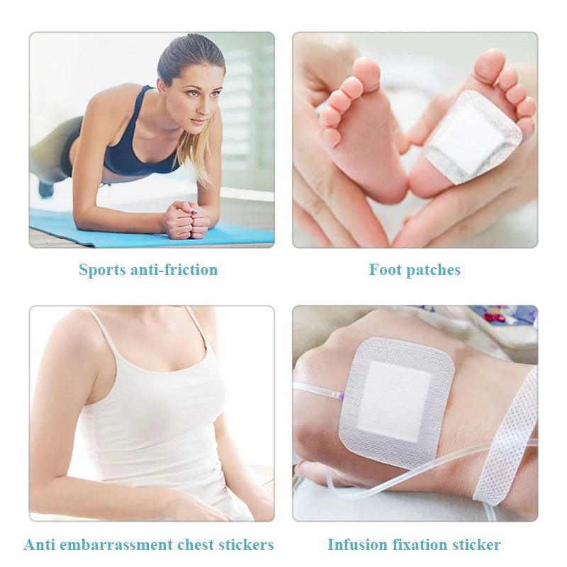 40Pcs Pansements Médicaux Respirants Adhésifs – Bandages pour Soins de Plaies Chirurgicales et Urgences BLACKBEARD OUTDOOR INDUSTRIES