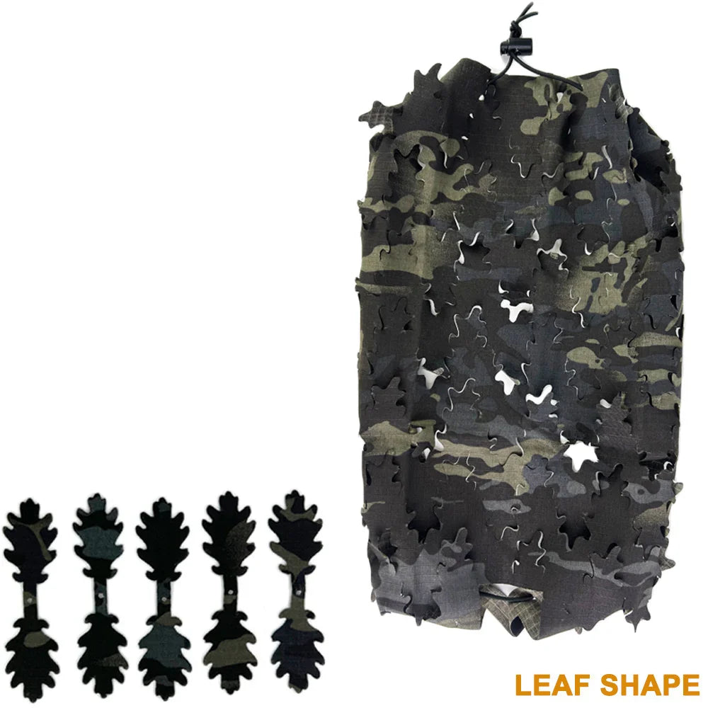 Housse de Casque Airsoft 3D Camo avec Découpe Laser en Forme de Feuilles Ma boutique
