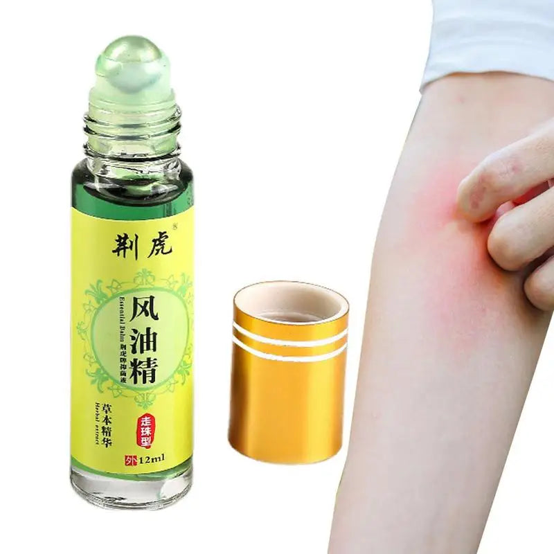 Balm Roll-on Huile Essentielle de Tigre - Soulagement des Maux de Tête, Nausées et Mal des Transports, Prévention des Piqûres de Moustiques - BLACKBEARD OUTDOOR INDUSTRIES