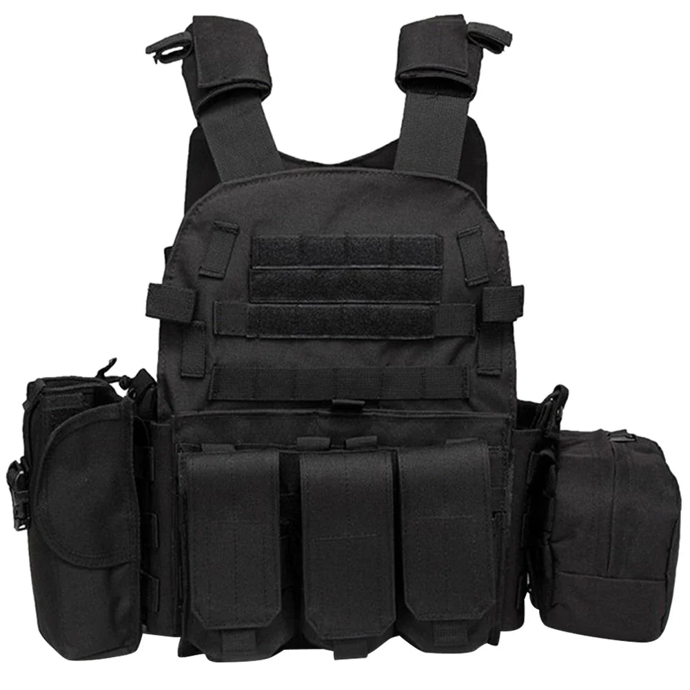 Gilet Porte-Plat en Nylon 600D Camouflage – Gilet de Protection Multifonction pour Chasse et Activités Outdoor - BLACKBEARD OUTDOOR INDUSTRIES