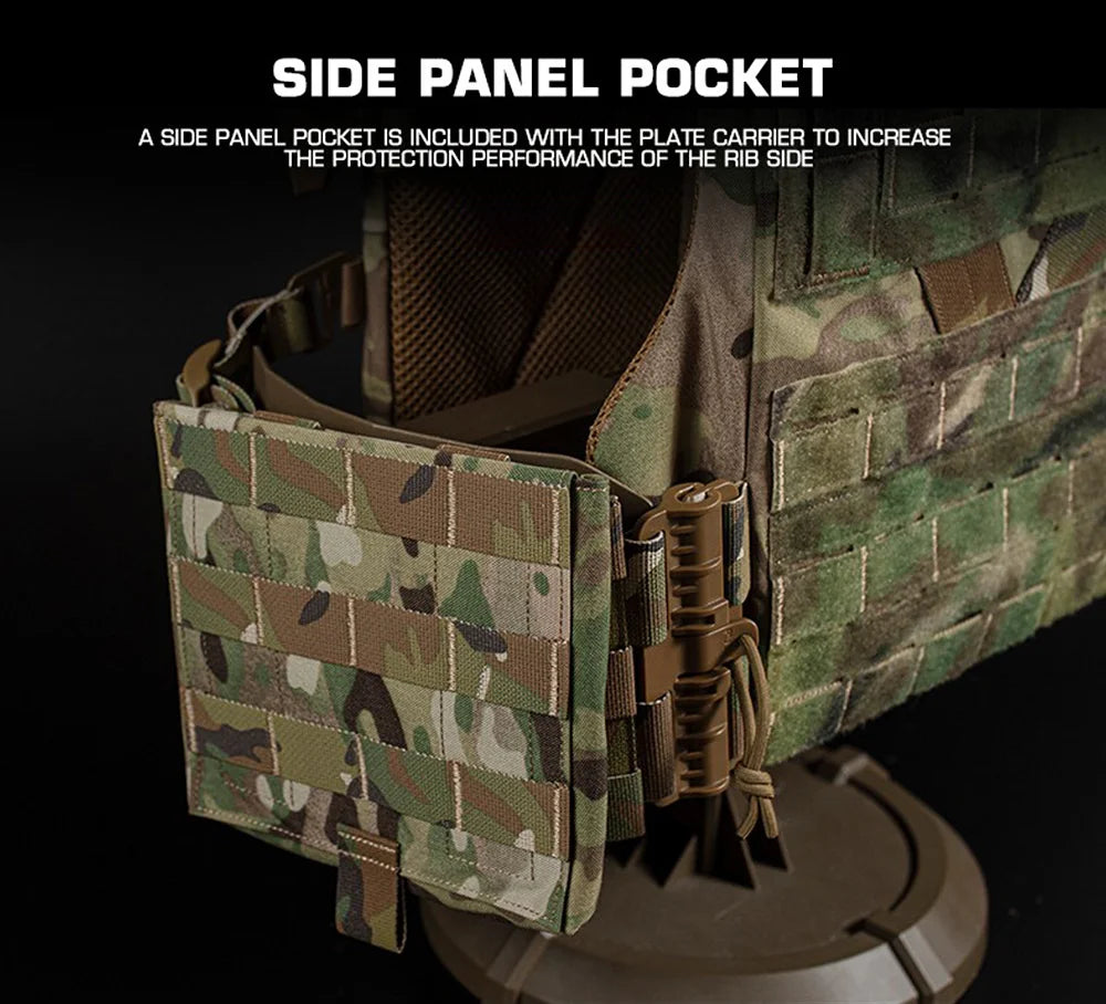 Gilet Tactique Outdoor 3.0 K19 pour Chasse – Porte Plaques MOLLE avec Système de Libération Rapide et Ceinture Ajustable – Équipement de Combat BLACKBEARD OUTDOOR INDUSTRIES