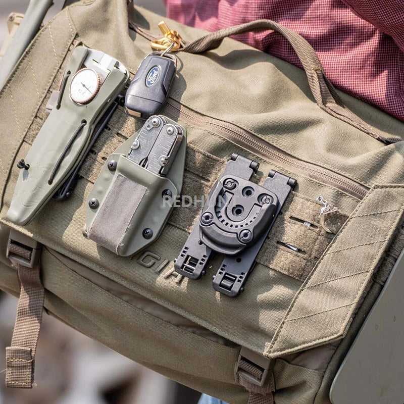 Système de Montage Rapide Tek-Mount MINI CNC Personnalisé pour Étui, Clip de Ceinture, et Équipement Tek-Lok BLACKBEARD OUTDOOR INDUSTRIES