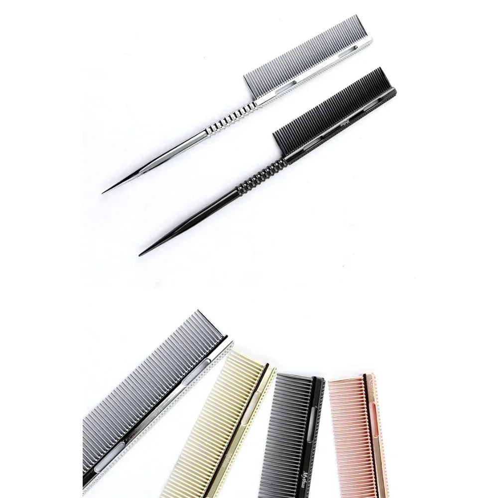 Peigne à Queue en Aluminium – Coiffure & Coupe | Accessoire de Salon pour Hommes et Femmes - BLACKBEARD OUTDOOR INDUSTRIES