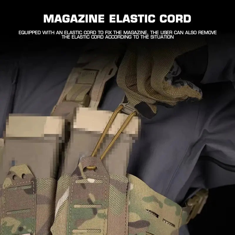 Chest Rig Tactique SF Léger – Libération Rapide avec Système MOLLE Ma boutique