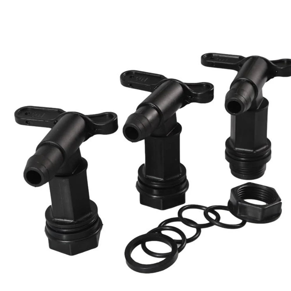 Robinet en Plastique pour Fût IBC – Robinet Auto-fabriqué pour Réservoir d'Eau, Bière, Jardin et Récupérateur d'Eau de Pluie - BLACKBEARD OUTDOOR INDUSTRIES