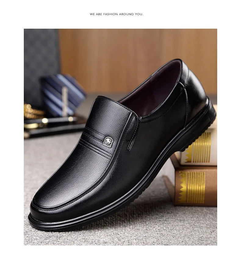 Chaussures en Cuir Véritable pour Homme – Mocassins Élégants, Style Business Casual – Confort Exceptionnel et Respirabilité – Chaussures Plates Classiques et Durables BLACKBEARD OUTDOOR INDUSTRIES