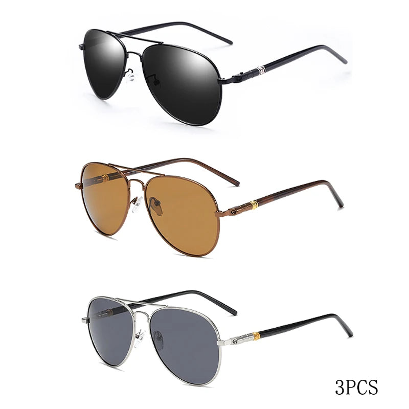 Lunettes de Soleil Polarisées VABBON – UV400 – Unisexe – Style Aviateur – Verres Miroirs Anti-Éblouissement - BLACKBEARD OUTDOOR INDUSTRIES
