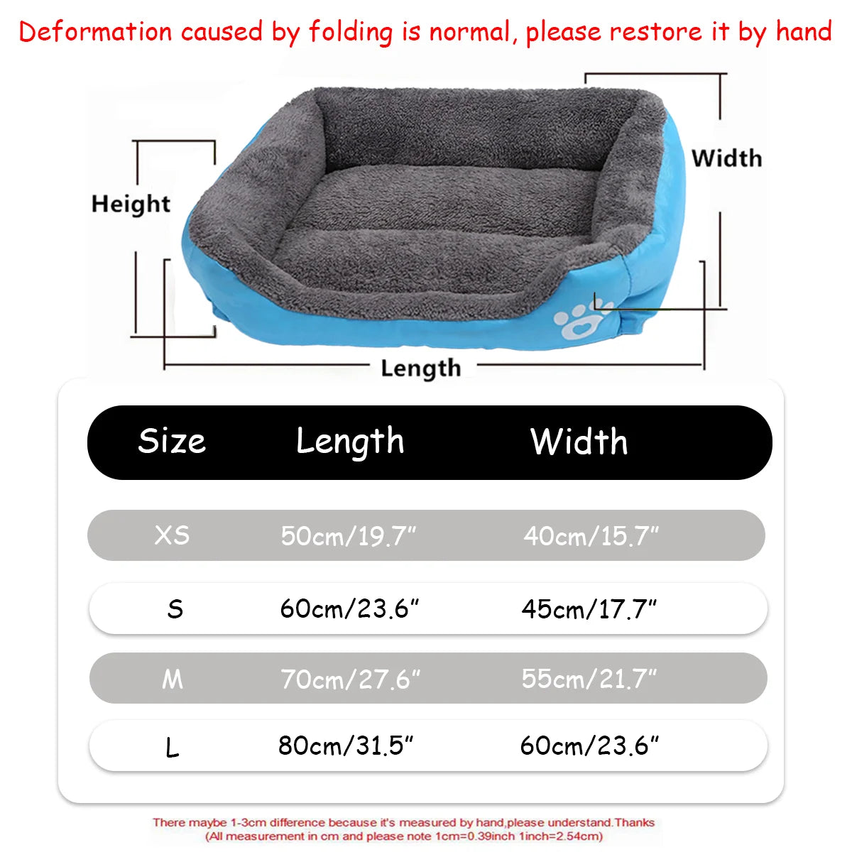 Maison Douillette Carrée pour Chien et Chat – Hiver | Imperméable, Chaude & Confortable Ma boutique