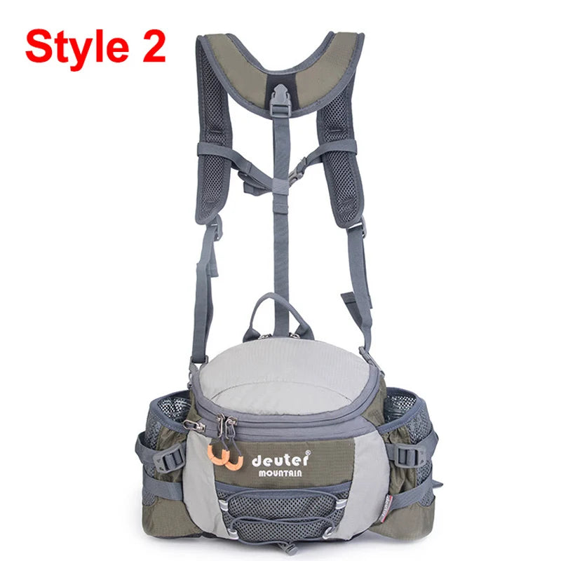 Sac à Taille de Sport Outdoor – Sac à Dos de Cyclisme, Randonnée et Camping avec Porte-bouteilles, Sangle Détachable – Sac Bandoulière Multifonction pour Homme - BLACKBEARD OUTDOOR INDUSTRIES