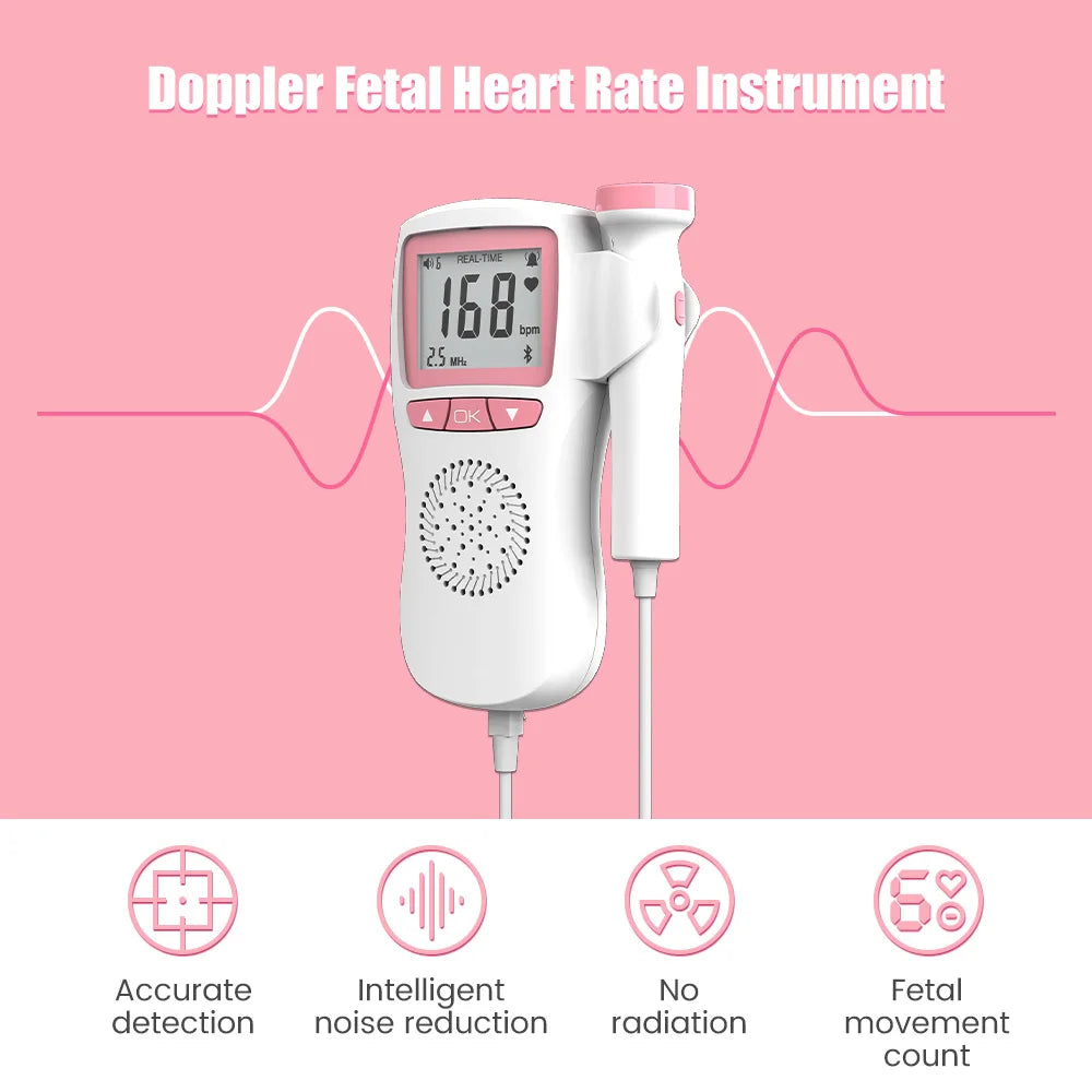 Détecteur de Rythme Cardiaque Fœtal JBMBHC – Doppler Ultrasonique Portable pour Grossesse Ma boutique