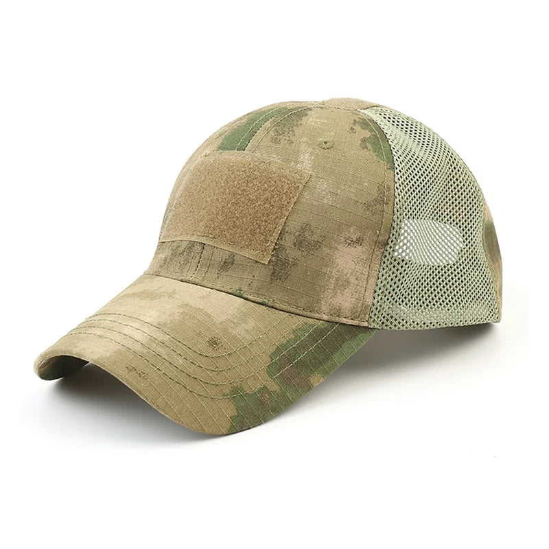 Casquette Multicam Camouflage Outdoor – Réglable, Maille Respirante – Tactique, Airsoft, Pêche, Chasse, Randonnée, Basket - BLACKBEARD OUTDOOR INDUSTRIES
