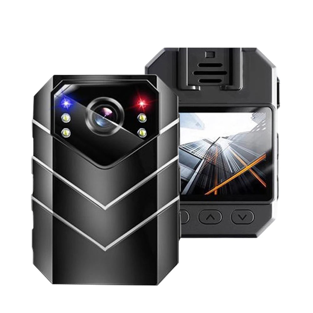Mini Caméra Corporelle Full HD 1080P avec Vision Nocturne – Enregistreur Vidéo, Caméra de Sécurité pour Garde, Police, et Application Environnementale - BLACKBEARD OUTDOOR INDUSTRIES