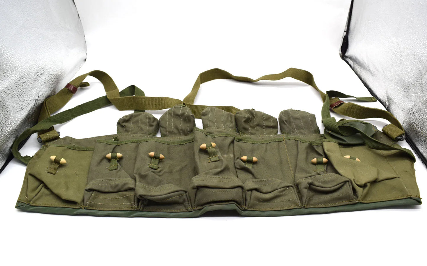 Pochette Chest Rig Surplus 7,62 mm Type 63 (68) – Poche d’Équipement Militaire Vintage - BLACKBEARD OUTDOOR INDUSTRIES