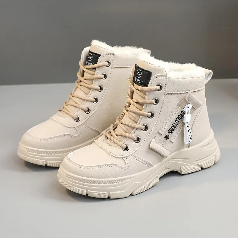 Bottines Femme Hiver 2024 – Chaussures Chaudes Imperméables à Lacets - BLACKBEARD OUTDOOR INDUSTRIES