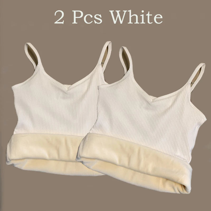 Lot de 2 Débardeurs Thermiques Femme | Hiver | Sans Manches | Velours Doux & Chaud | Taille Unique Extensible - BLACKBEARD OUTDOOR INDUSTRIES