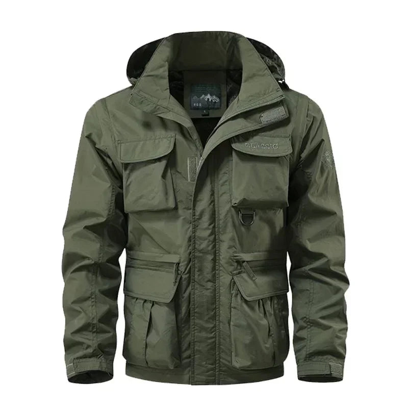 Veste Cargo Multi-Poches Homme – Imperméable & Modulable - BLACKBEARD OUTDOOR INDUSTRIES