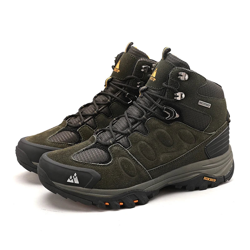 Bottes de Randonnée Hautes pour Homme – Chaussures Outdoor d’Hiver, Lacets, Antidérapantes, Confortables et Chaudes, Idéales pour Trekking et Activités Sportives - BLACKBEARD OUTDOOR INDUSTRIES