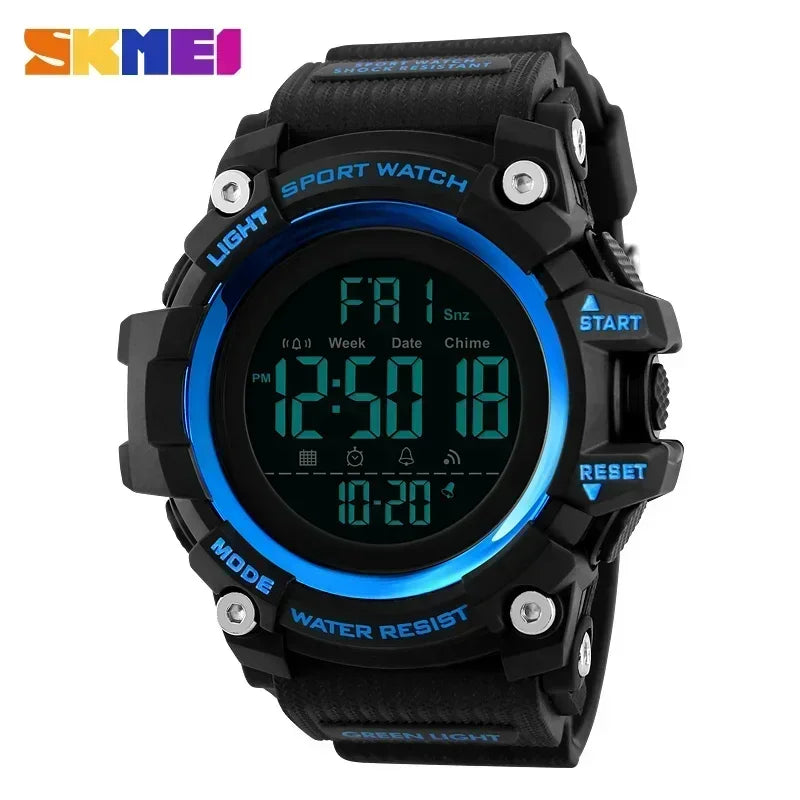 Montre Digitale Sport Homme SKMEI 1384 – Résistante et Multifonction - BLACKBEARD OUTDOOR INDUSTRIES
