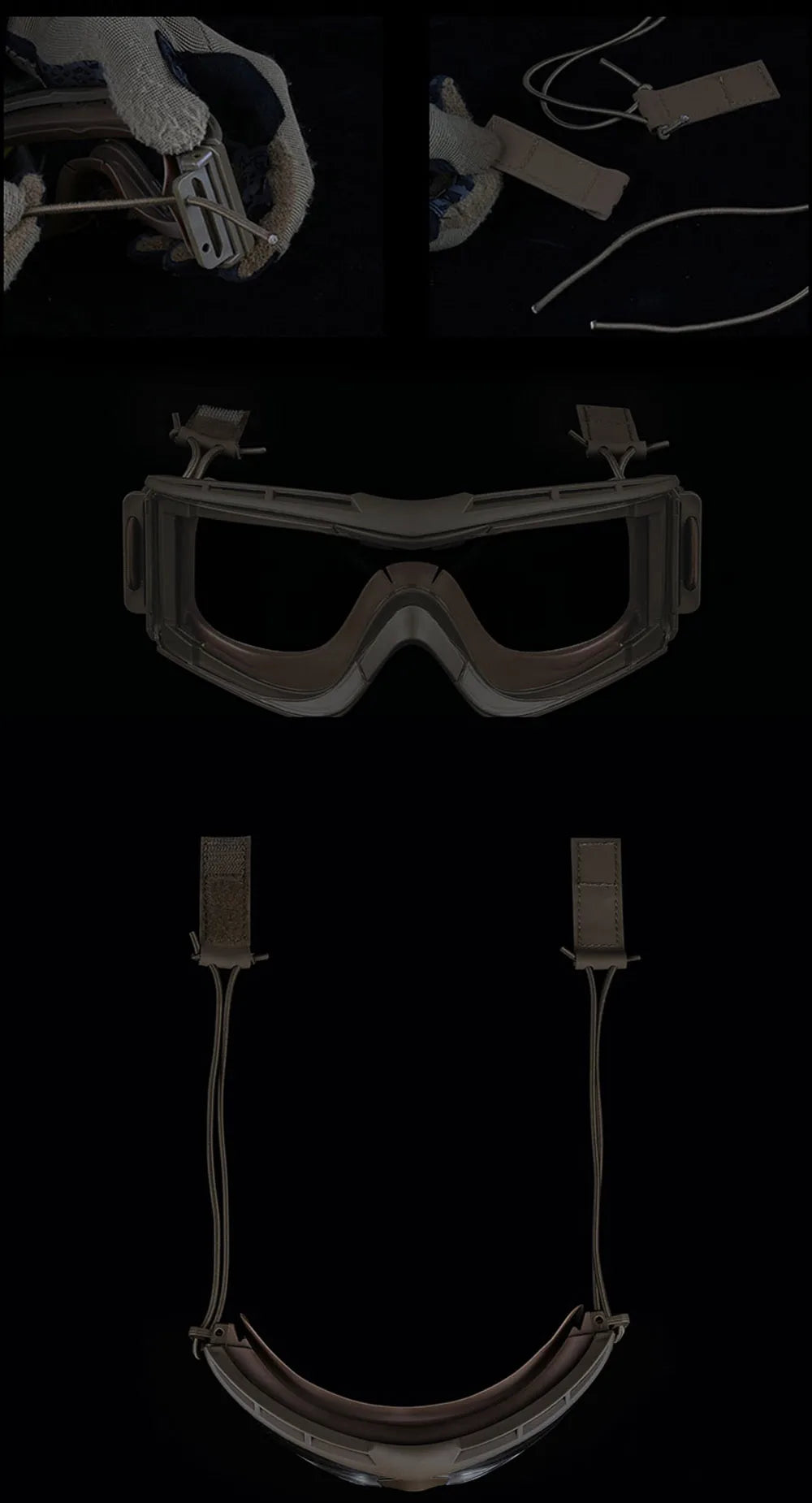 Lunettes Tactiques W810 – Protection Balistique Anti-UV – Antipoussière et Antivent – Pour Airsoft, Moto, Ski, Randonnée et Tir - BLACKBEARD OUTDOOR INDUSTRIES
