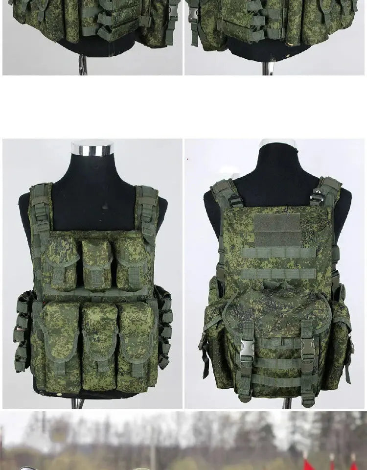 Gilet Tactique Russe 6B46 – Système Chest Rig EMR avec Plaque EVA et Pochettes AK – Équipement de Combat Professionnel Ma boutique