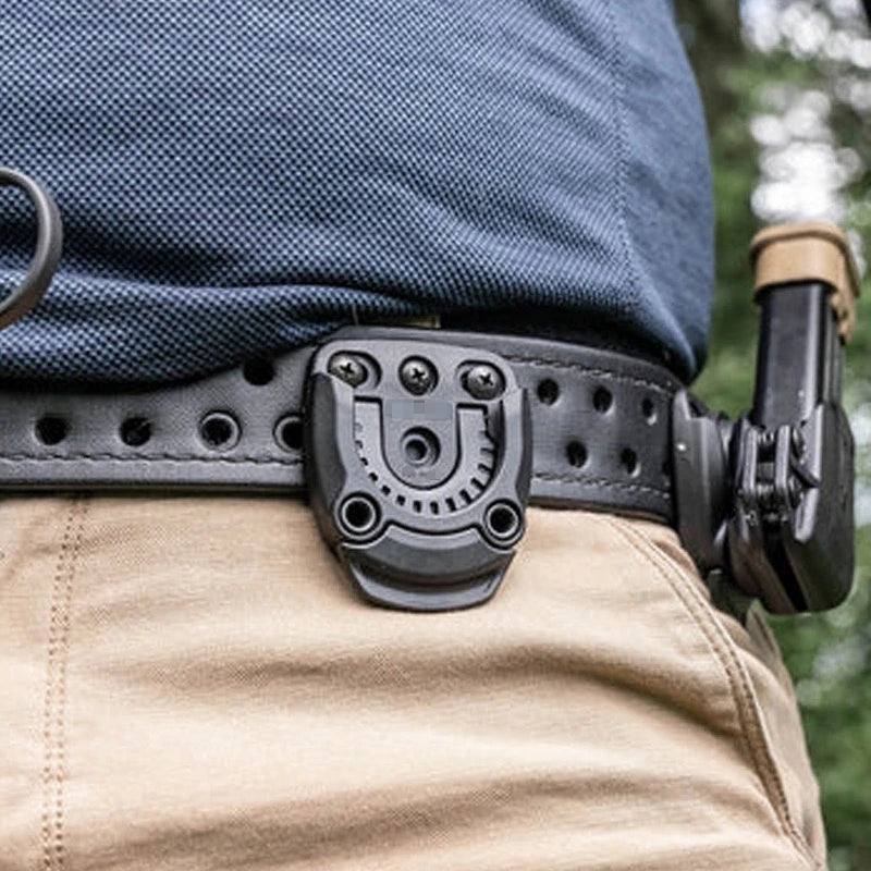 Système de Montage Rapide Tek-Mount MINI CNC Personnalisé pour Étui, Clip de Ceinture, et Équipement Tek-Lok BLACKBEARD OUTDOOR INDUSTRIES