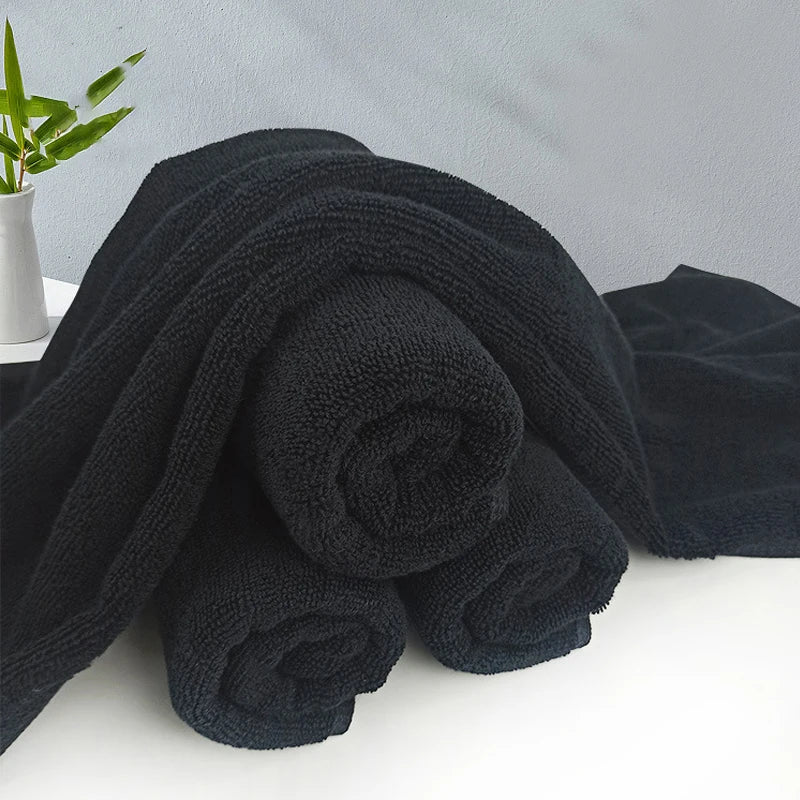 Serviettes Microfibre Noires Professionnelles – Lot de 2 ou 5 - BLACKBEARD OUTDOOR INDUSTRIES